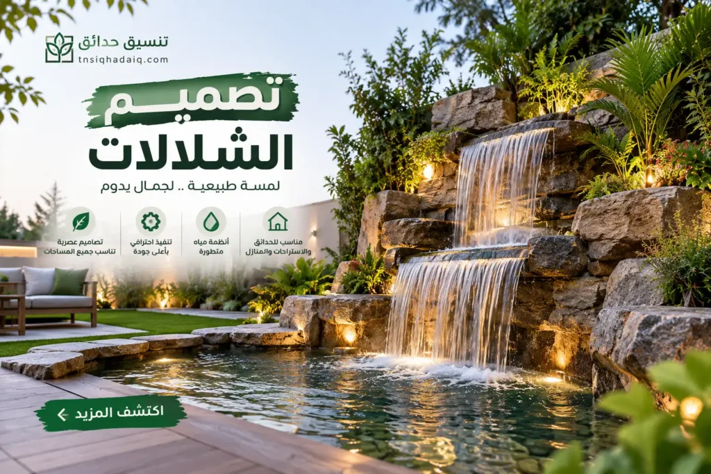 تصميم الشلالات