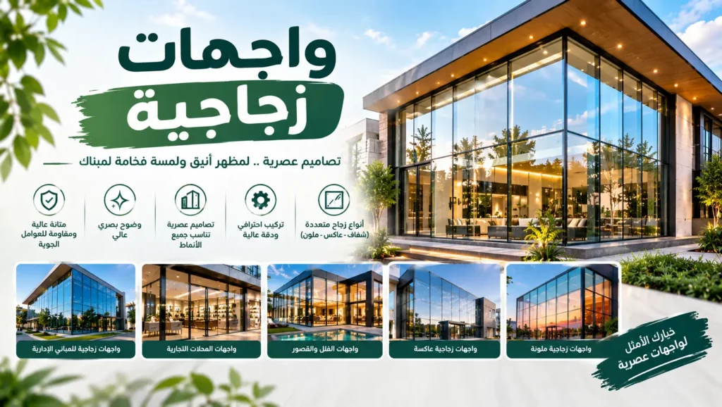 واجهات زجاجية